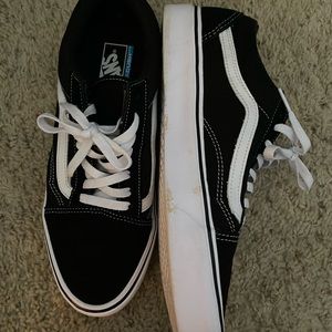 Vans worn once - extra cushion